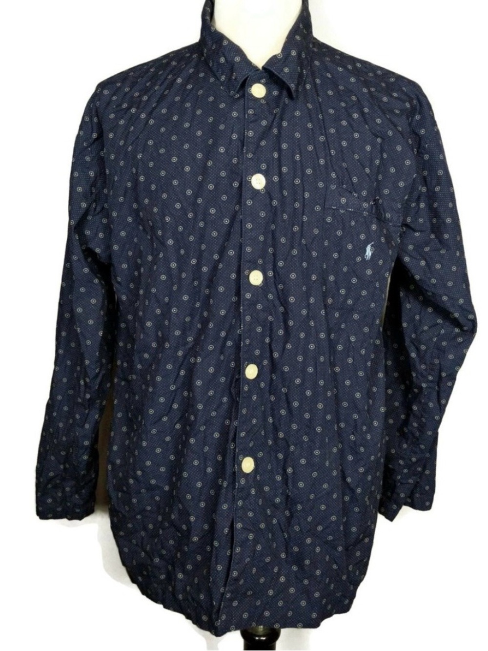 Polo Ralph Lauren Long Sleeve Men's Pure Cotton Pajama Top